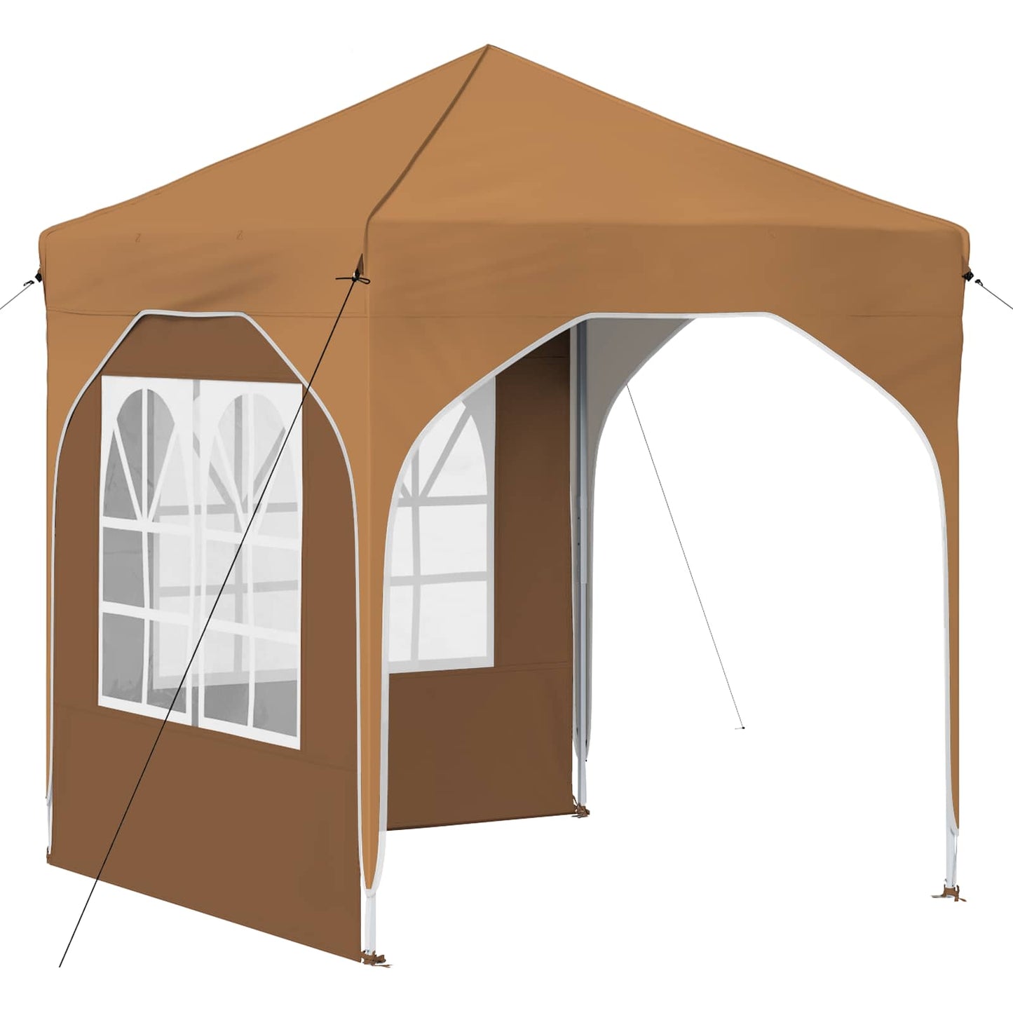 Tenda per feste a pop-up 192 x 192 x 245 cm Beige | homemem39