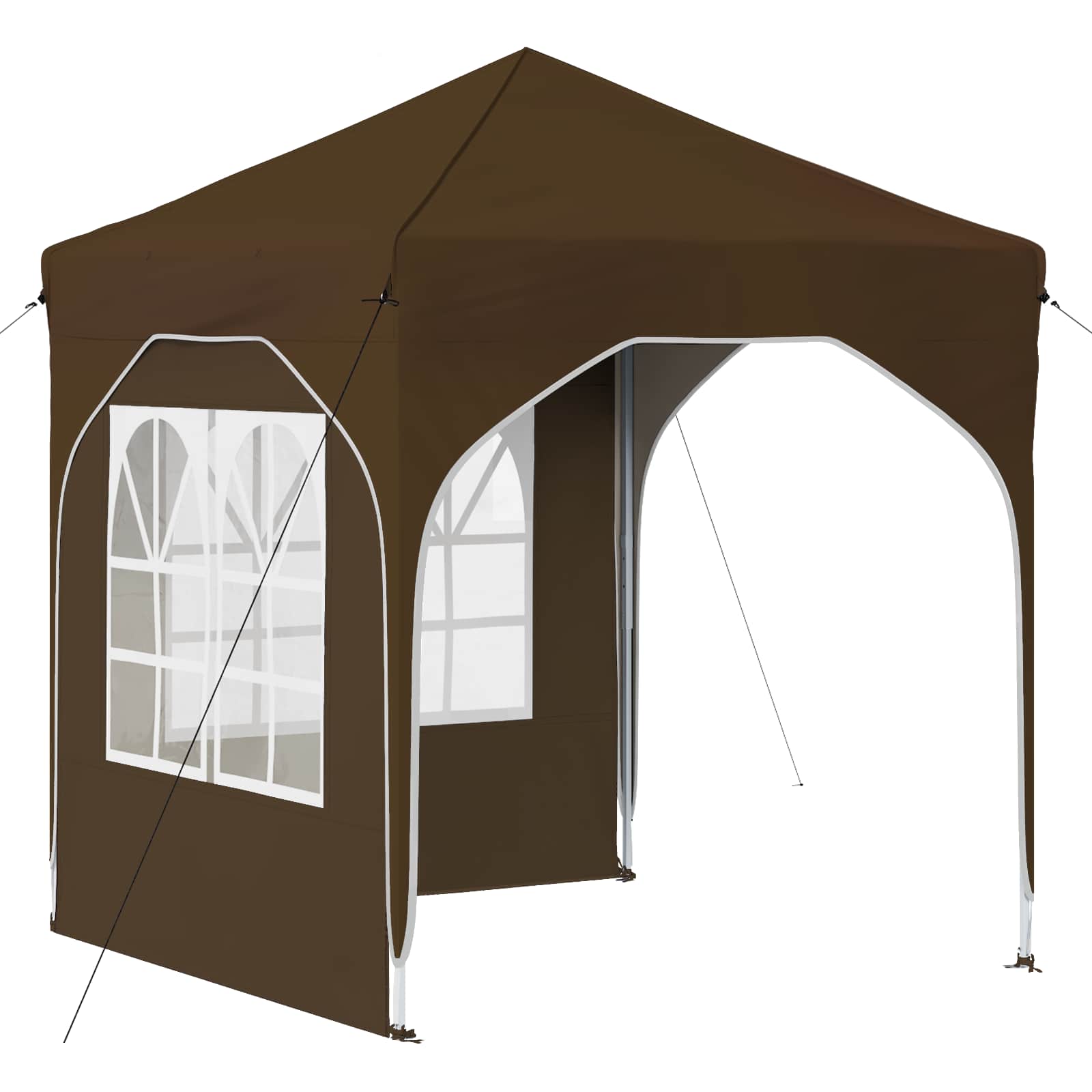 Tenda per feste a pop-up 192 x 192 x 245 cm Tortora | homemem39
