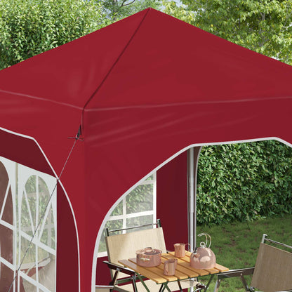 Tenda per feste a pop-up 192 x 192 x 245 cm Borgogna | homemem39