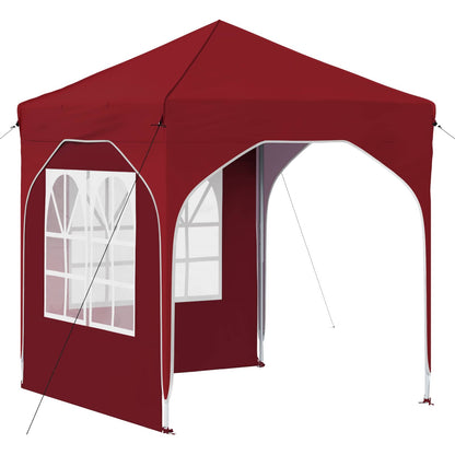 Tenda per feste a pop-up 192 x 192 x 245 cm Borgogna | homemem39