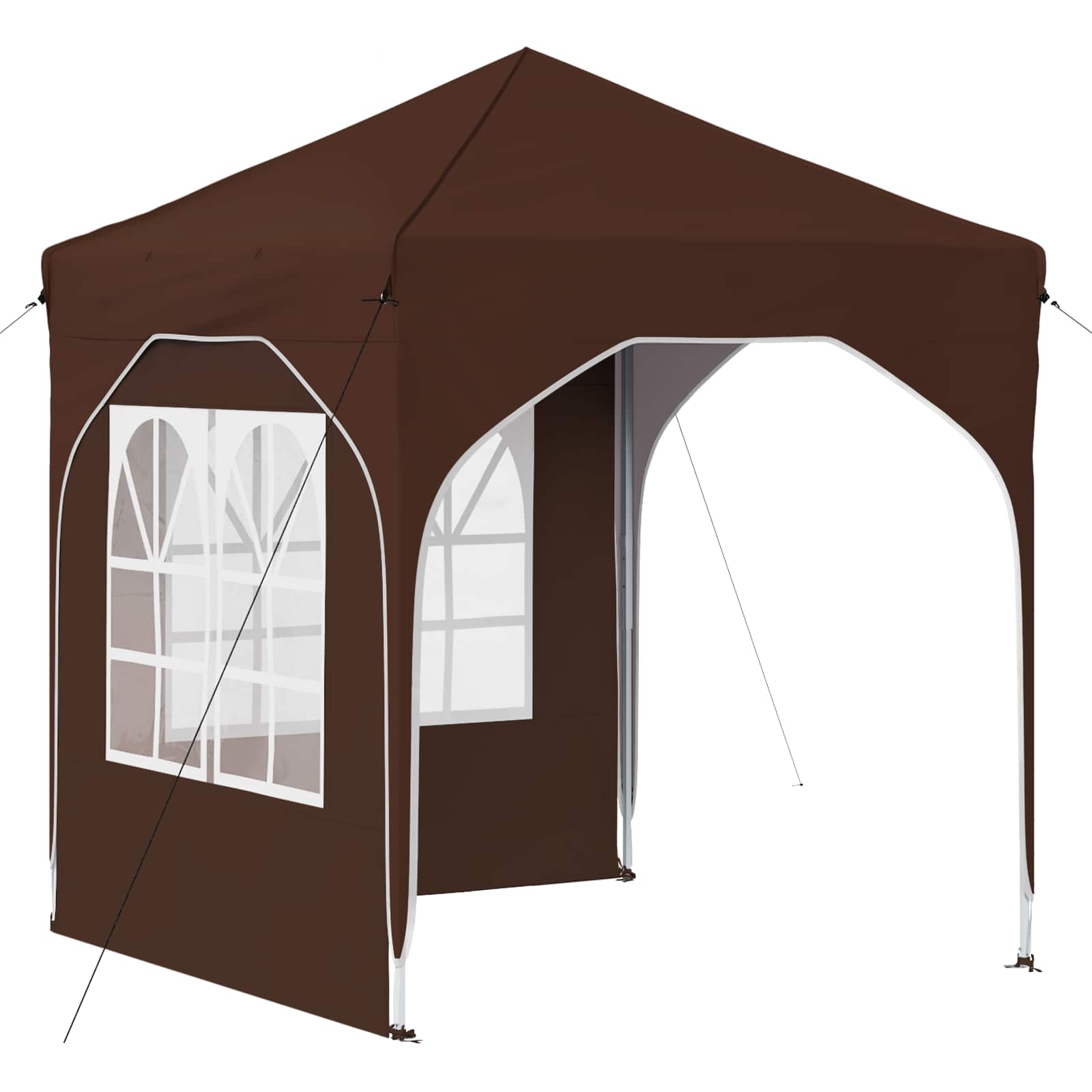 Tenda per feste a pop-up 192 x 192 x 245 cm Marrone | homemem39