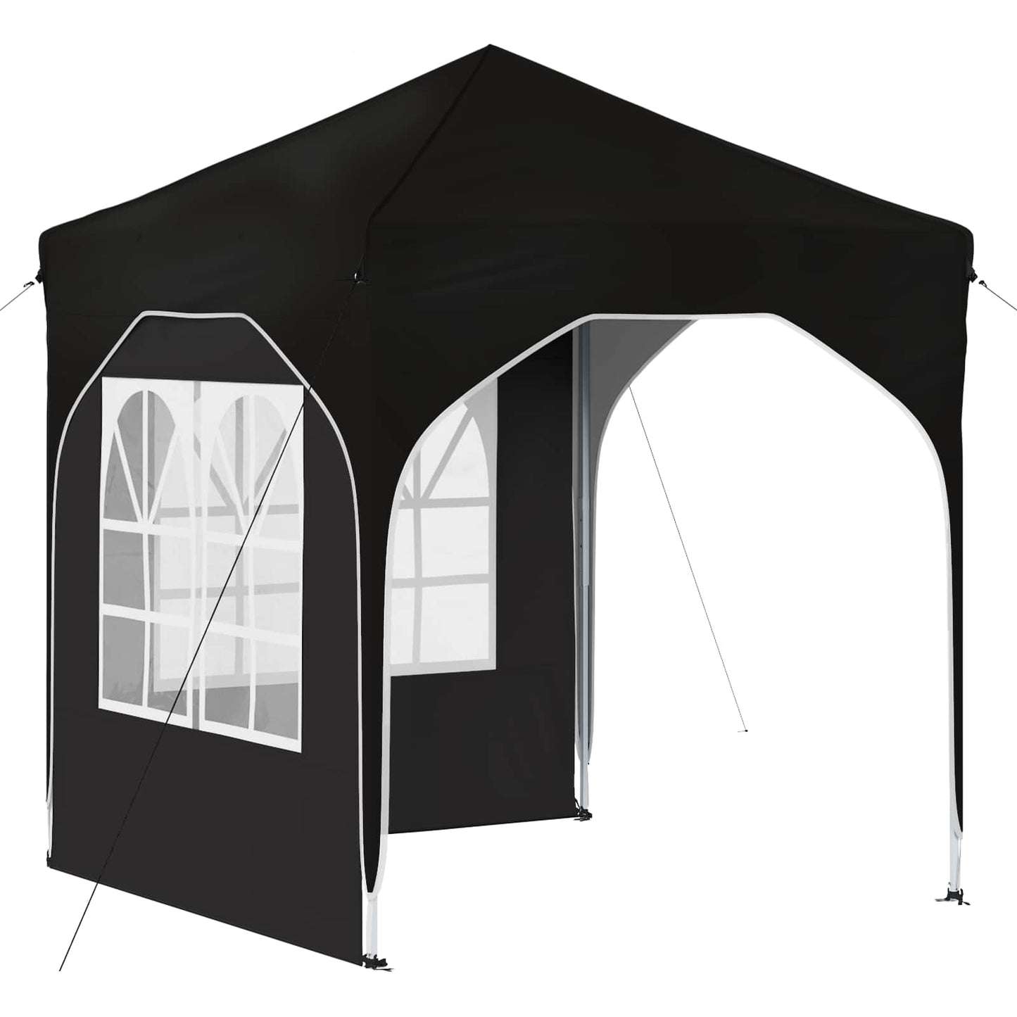 Tenda per feste a pop-up 192 x 192 x 245 cm Nero | homemem39