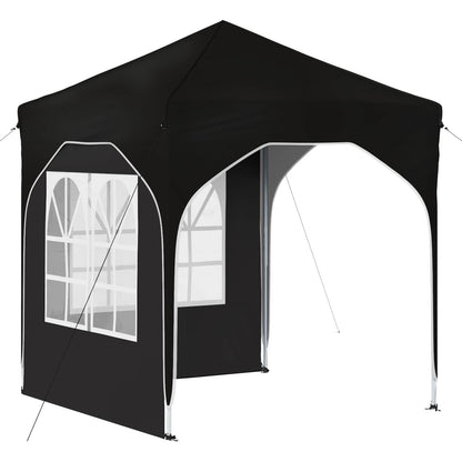 Tenda per feste a pop-up 192 x 192 x 245 cm Nero | homemem39