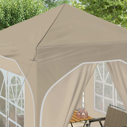 Tenda per feste a pop-up 192 x 192 x 245 cm Crema | homemem39