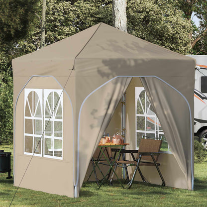 Tenda per feste a pop-up 192 x 192 x 245 cm Crema | homemem39