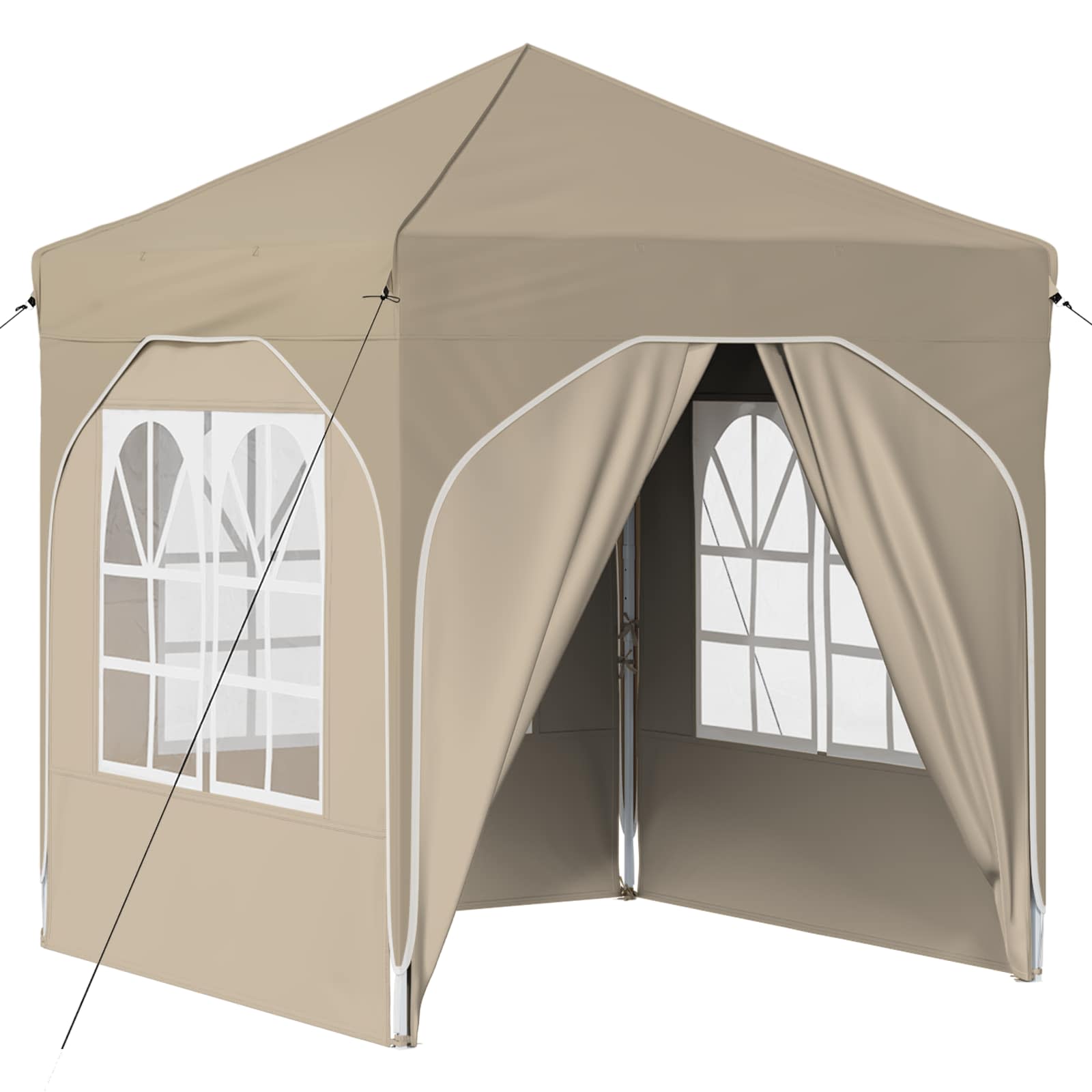 Tenda per feste a pop-up 192 x 192 x 245 cm Crema | homemem39
