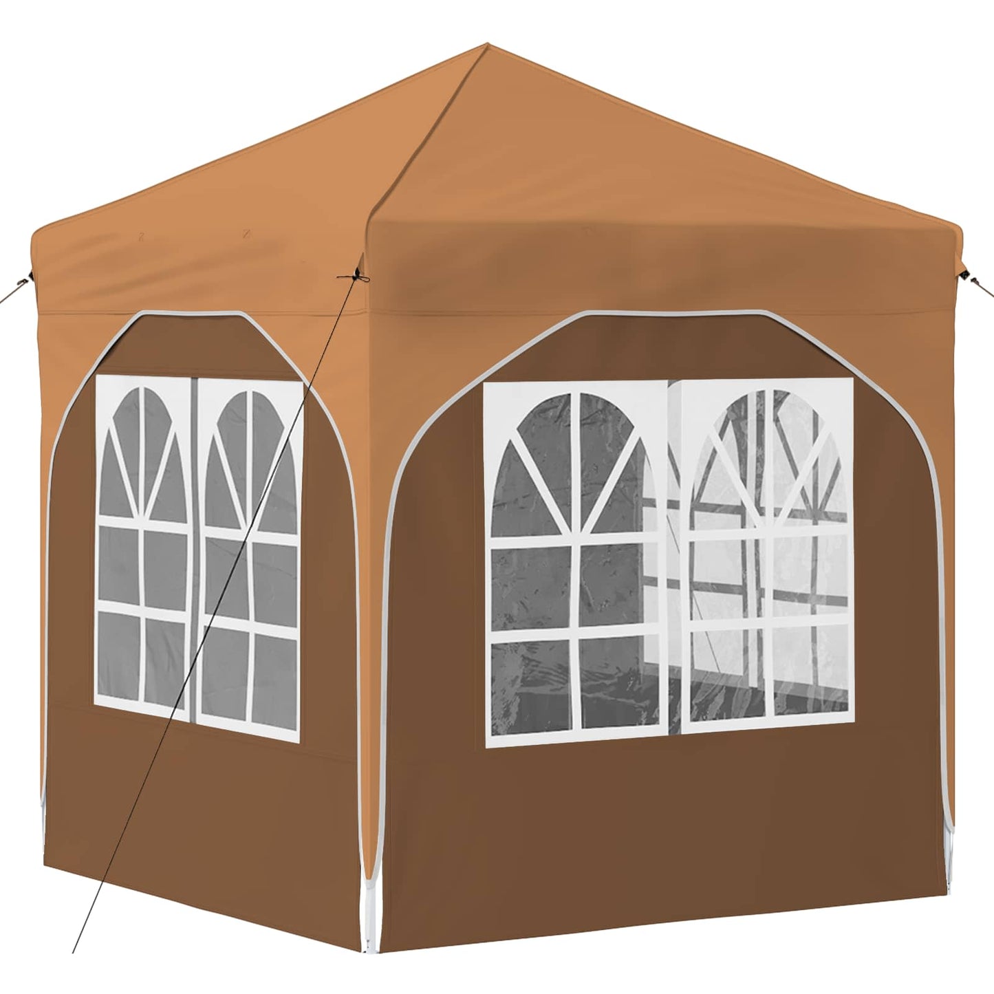 Tenda per feste a pop-up 192 x 192 x 245 cm Beige | homemem39