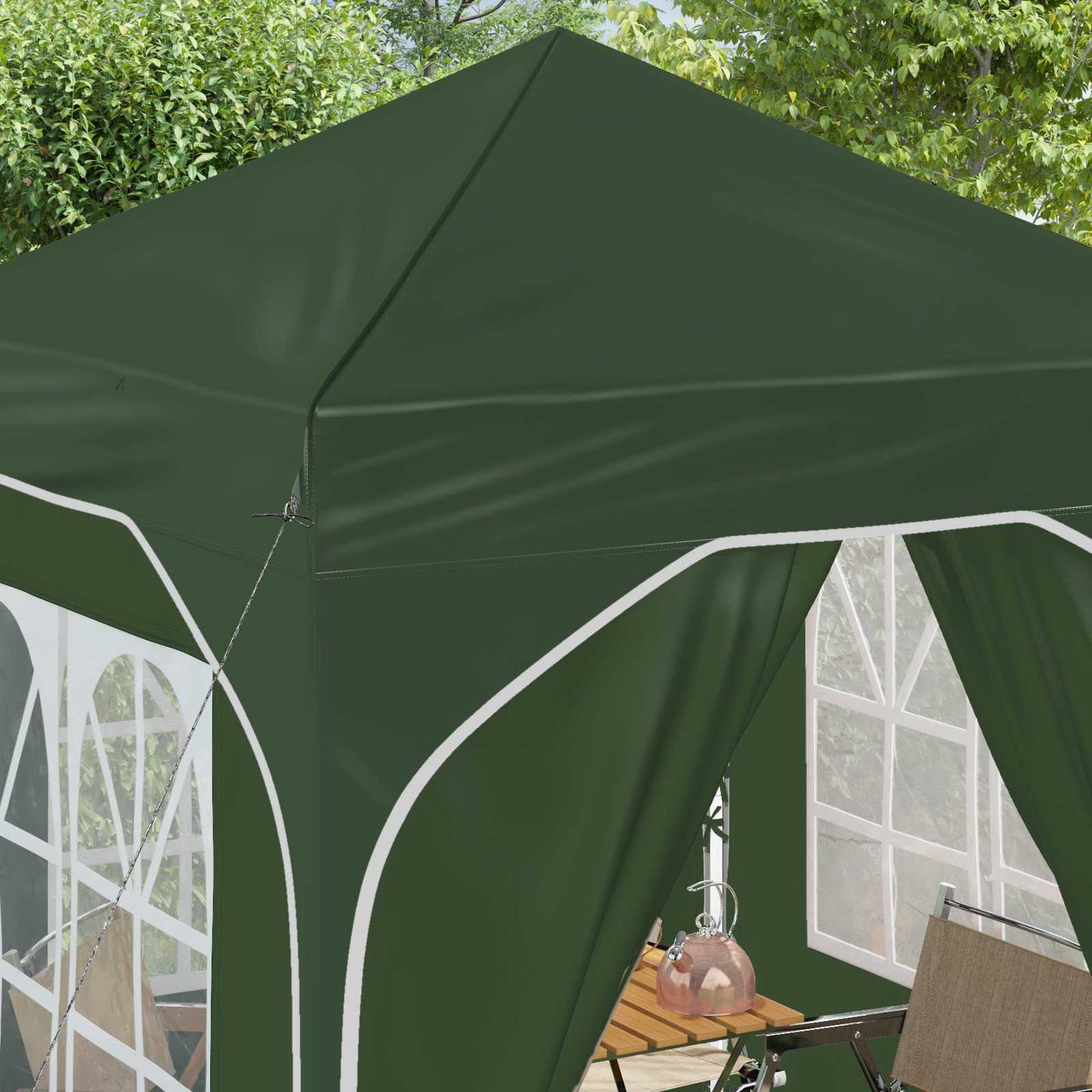 Tenda per feste a pop-up 192 x 192 x 245 cm Verde | homemem39