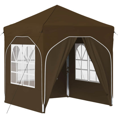 Tenda per feste a pop-up 192 x 192 x 245 cm Tortora | homemem39