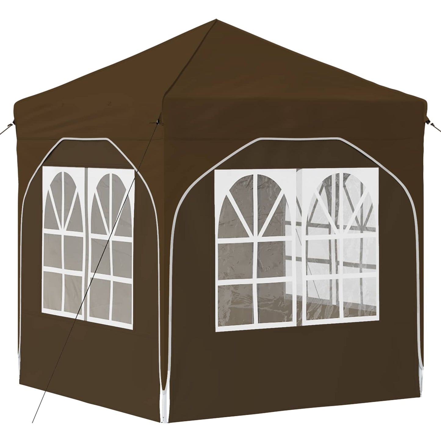Tenda per feste a pop-up 192 x 192 x 245 cm Tortora | homemem39