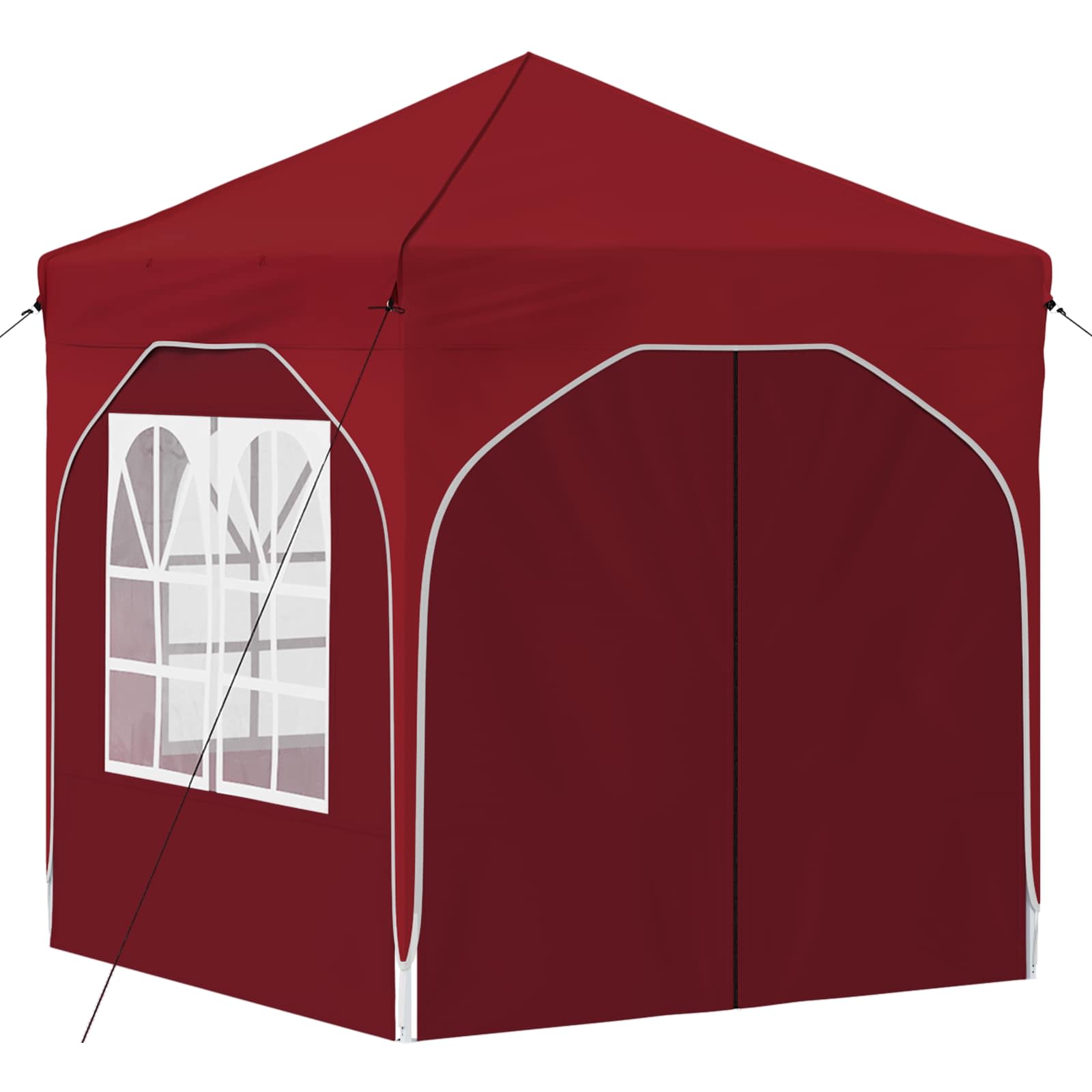 Tenda per feste a pop-up 192 x 192 x 245 cm Borgogna | homemem39