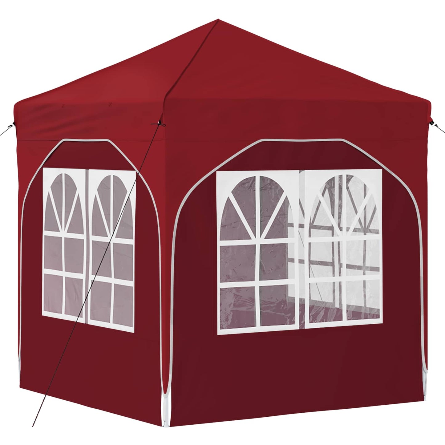 Tenda per feste a pop-up 192 x 192 x 245 cm Borgogna | homemem39