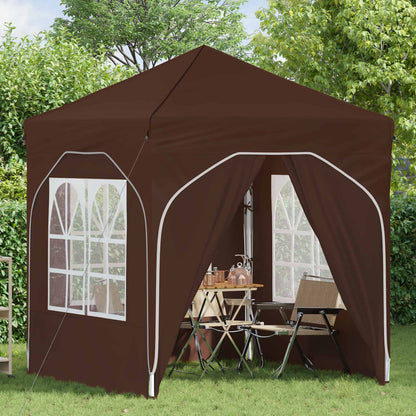 Tenda per feste a pop-up 192 x 192 x 245 cm Marrone | homemem39