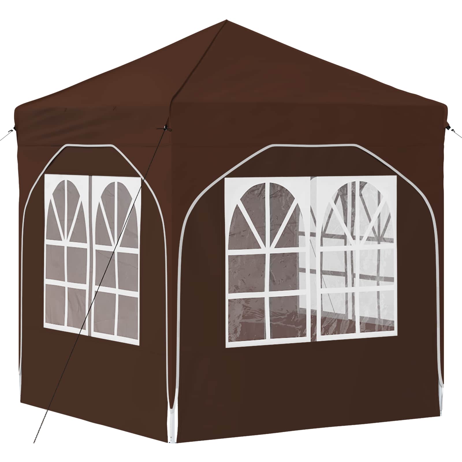 Tenda per feste a pop-up 192 x 192 x 245 cm Marrone | homemem39