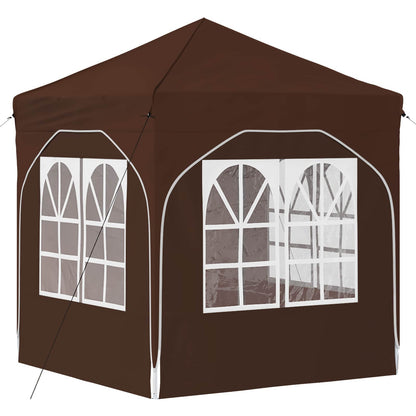 Tenda per feste a pop-up 192 x 192 x 245 cm Marrone | homemem39