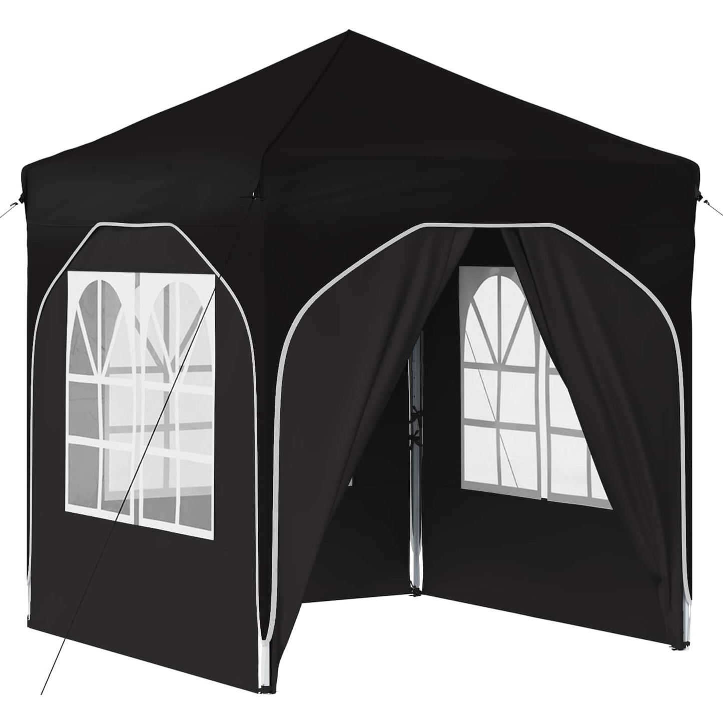 Tenda per feste a pop-up 192 x 192 x 245 cm Nero | homemem39
