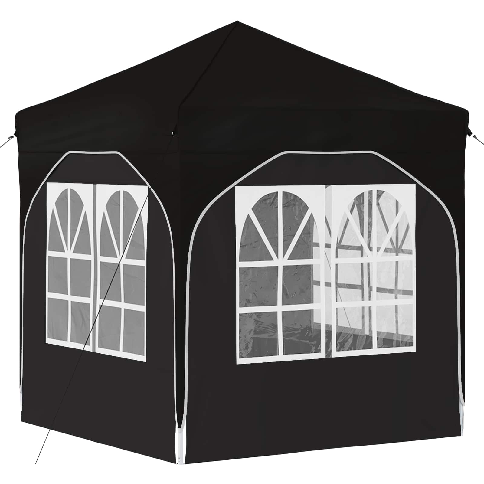 Tenda per feste a pop-up 192 x 192 x 245 cm Nero | homemem39