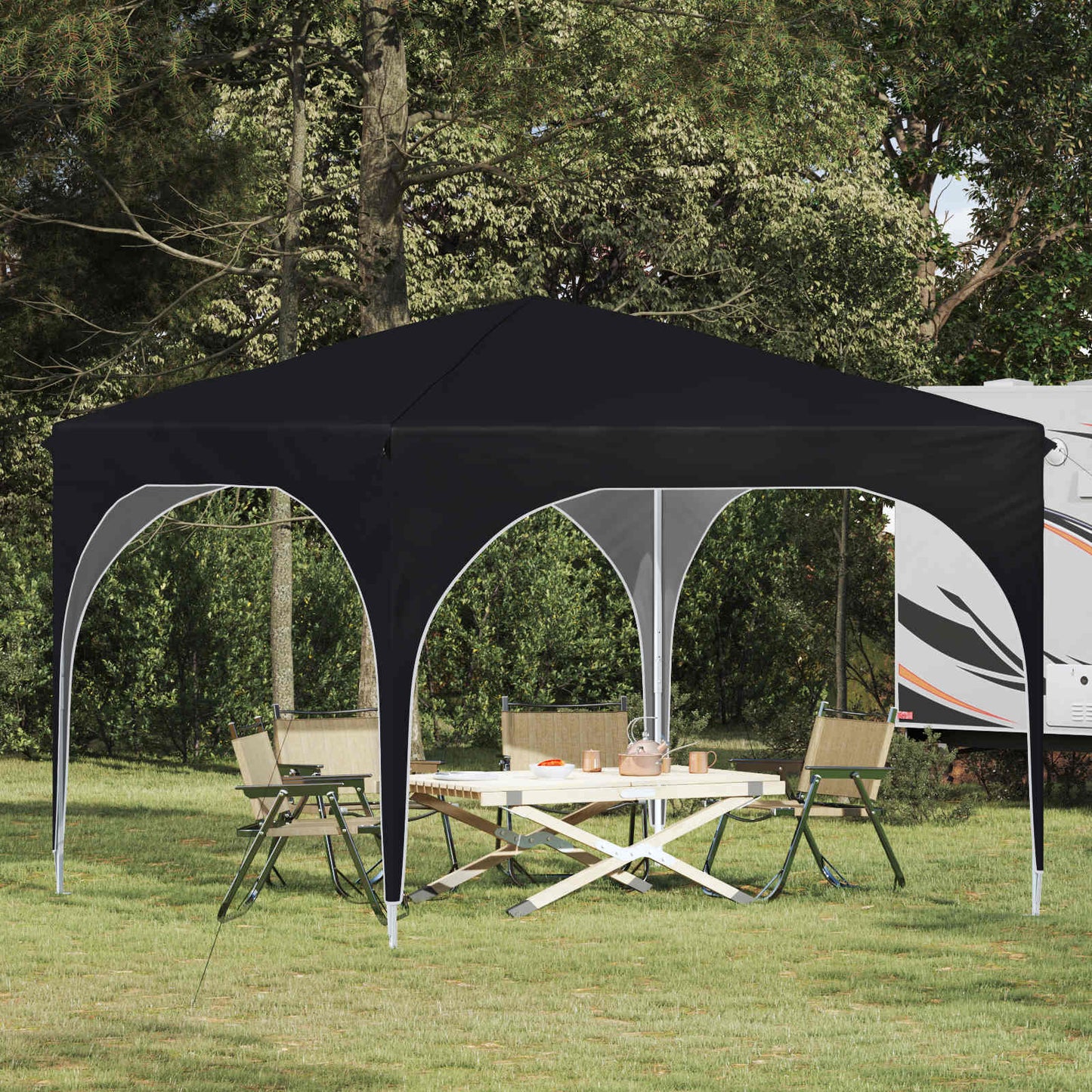 Tenda per feste a pop-up 290 x 290 x 245 cm Antracite | homemem39