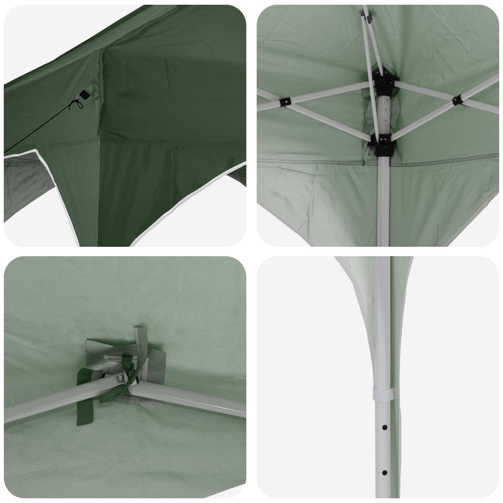 Tenda per feste a pop-up 290 x 290 x 245 cm Verde | homemem39