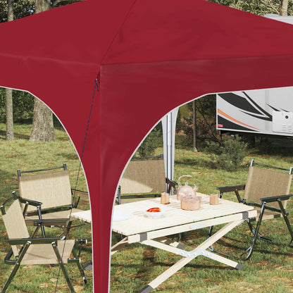 Tenda per feste a pop-up 290 x 290 x 245 cm Borgogna