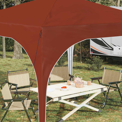 Tenda per feste a pop-up 290 x 290 x 245 cm Terracotta