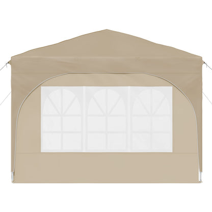 Tenda per feste a pop-up 290 x 290 x 245 cm Crema | homemem39