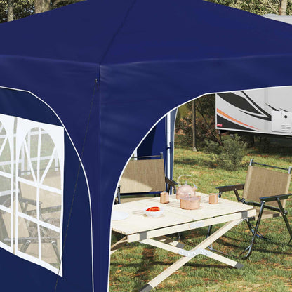 Tenda per feste a pop-up 290 x 290 x 245 cm Blu