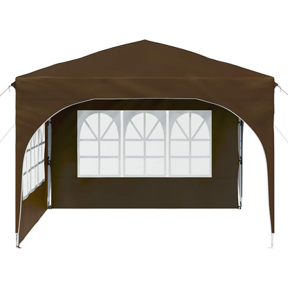 Tenda per feste a pop-up 290 x 290 x 245 cm Tortora | homemem39