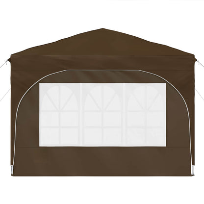 Tenda per feste a pop-up 290 x 290 x 245 cm Tortora | homemem39