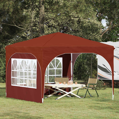 Tenda per feste a pop-up 290 x 290 x 245 cm Terracotta | homemem39
