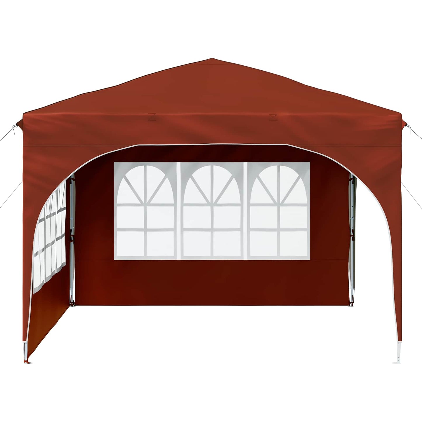 Tenda per feste a pop-up 290 x 290 x 245 cm Terracotta | homemem39