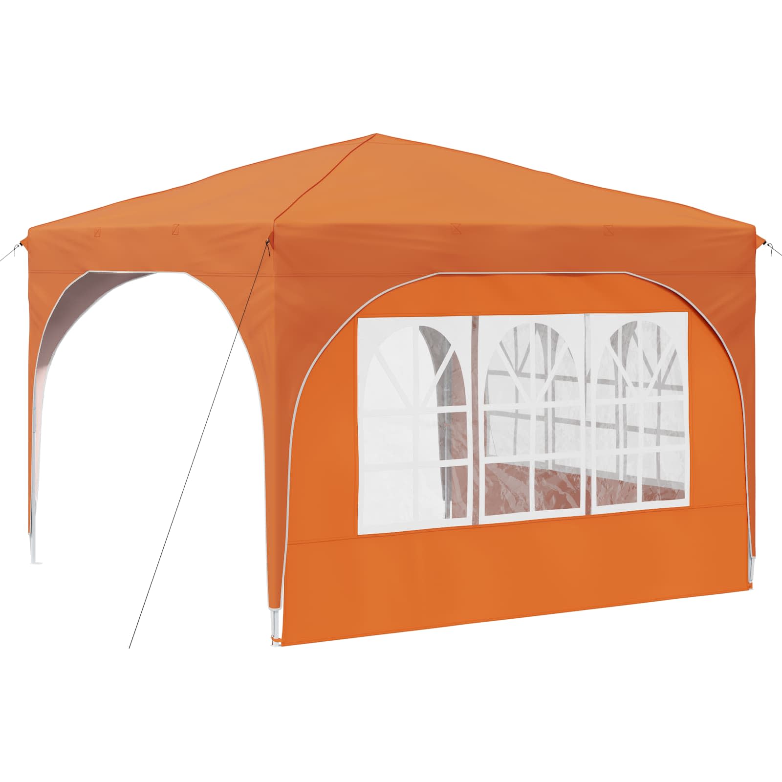 Tenda per feste a pop-up 290 x 290 x 245 cm Arancione | homemem39