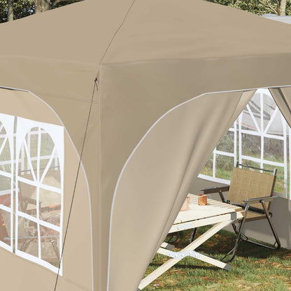 Tenda per feste a pop-up 290 x 290 x 245 cm Crema | homemem39
