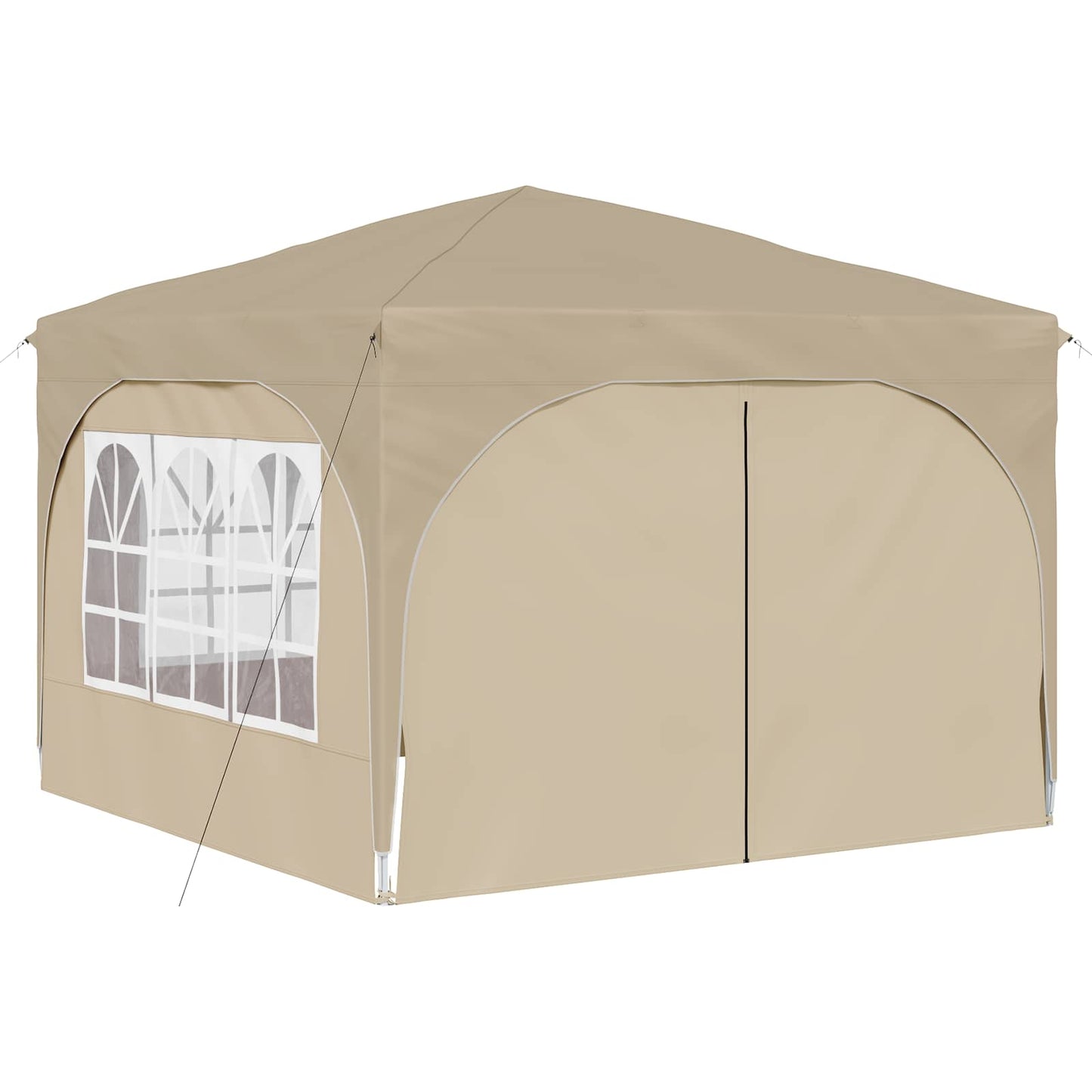 Tenda per feste a pop-up 290 x 290 x 245 cm Crema | homemem39