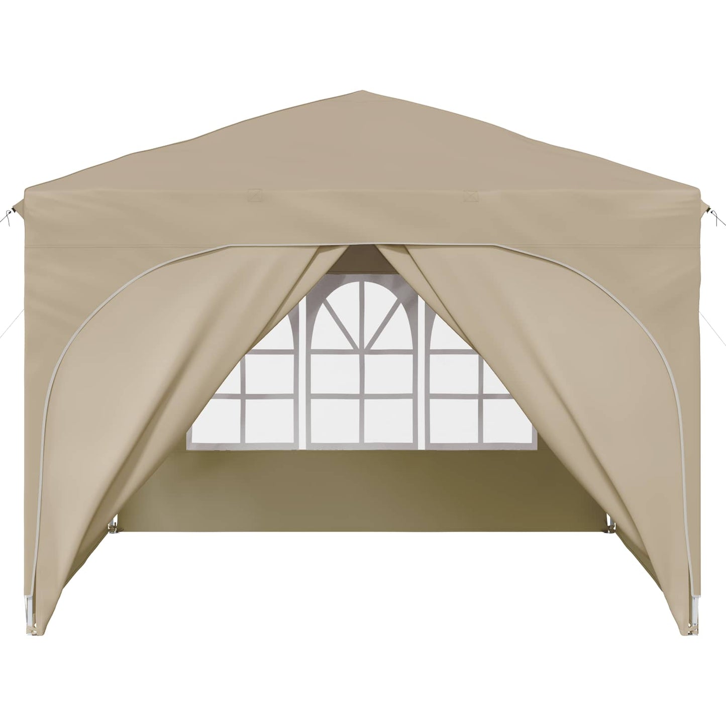 Tenda per feste a pop-up 290 x 290 x 245 cm Crema | homemem39
