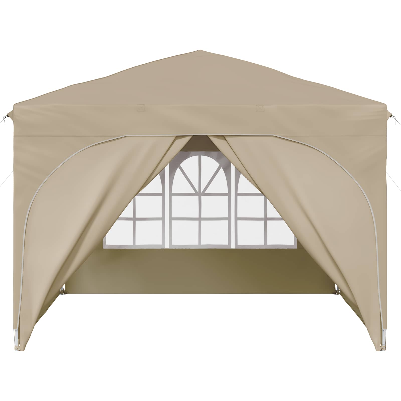 Tenda per feste a pop-up 290 x 290 x 245 cm Crema | homemem39
