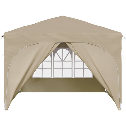 Tenda per feste a pop-up 290 x 290 x 245 cm Crema | homemem39