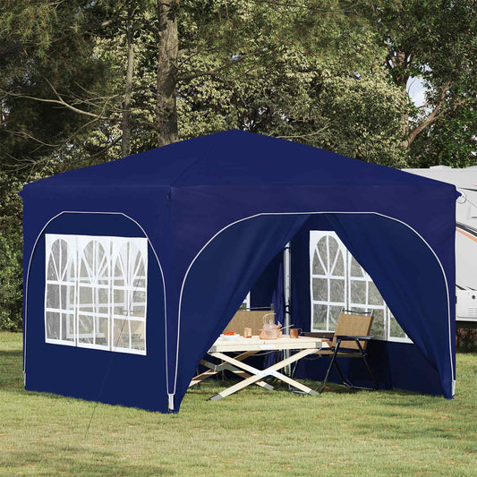 Tenda per feste a pop-up 290 x 290 x 245 cm Blu