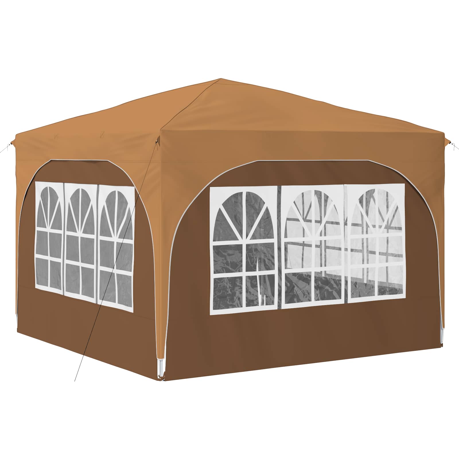 Tenda per feste a pop-up 290 x 290 x 245 cm Beige | homemem39