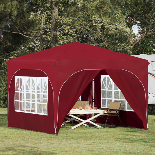 Tenda per feste a pop-up 290 x 290 x 245 cm Borgogna | homemem39