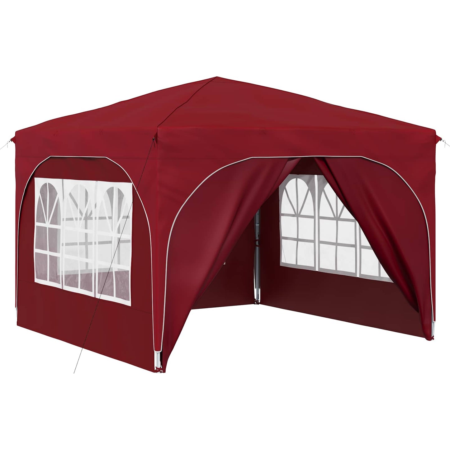Tenda per feste a pop-up 290 x 290 x 245 cm Borgogna | homemem39