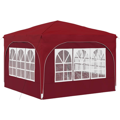 Tenda per feste a pop-up 290 x 290 x 245 cm Borgogna | homemem39