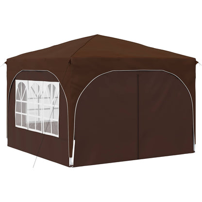 Tenda per feste a pop-up 290 x 290 x 245 cm Marrone | homemem39