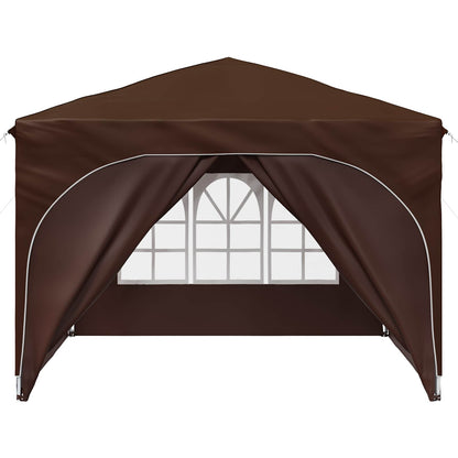Tenda per feste a pop-up 290 x 290 x 245 cm Marrone | homemem39