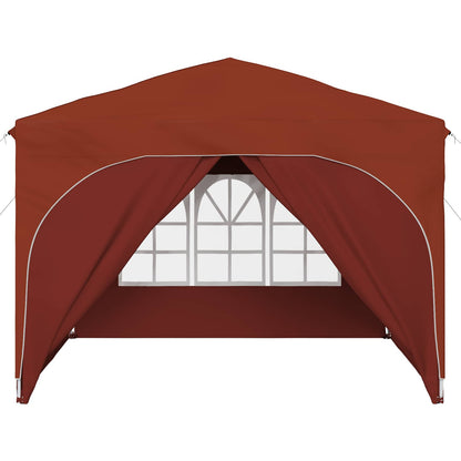 Tenda per feste a pop-up 290 x 290 x 245 cm Terracotta | homemem39