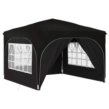 Tenda per feste a pop-up 290 x 290 x 245 cm Nero