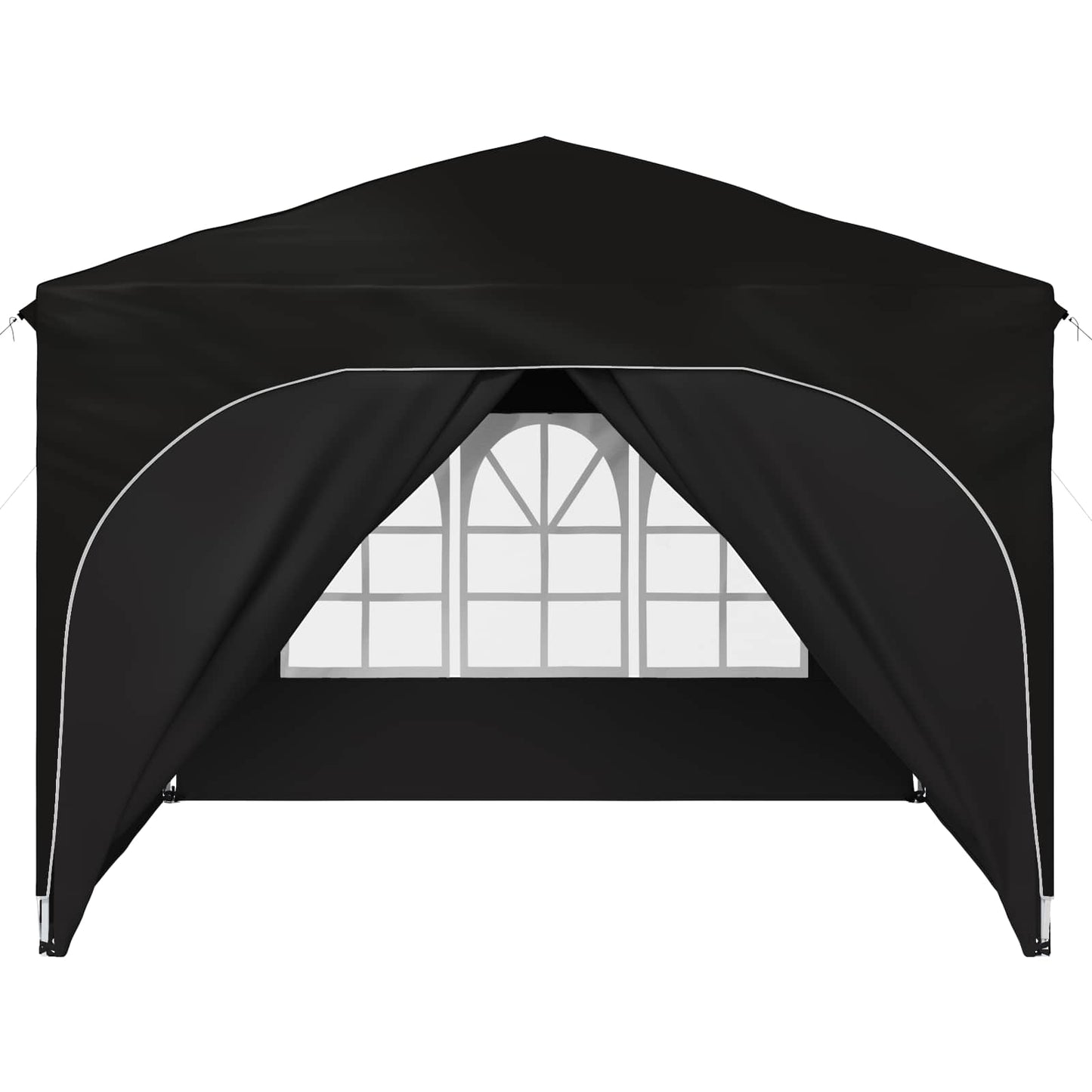 Tenda per feste a pop-up 290 x 290 x 245 cm Nero