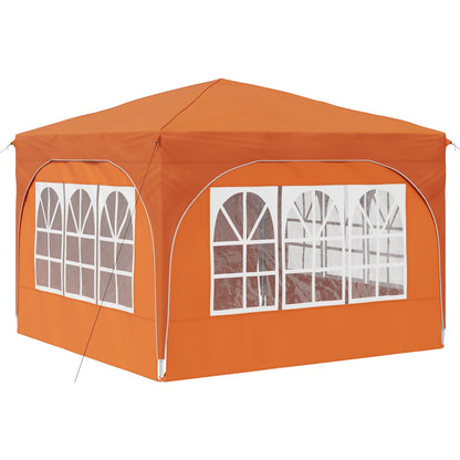 Tenda per feste a pop-up 290 x 290 x 245 cm Arancione | homemem39
