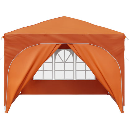 Tenda per feste a pop-up 290 x 290 x 245 cm Arancione | homemem39