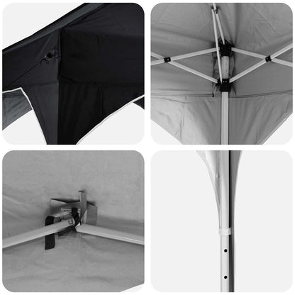 Tenda per feste a pop-up Antracite 575 x 288 x 245 cm | homemem39